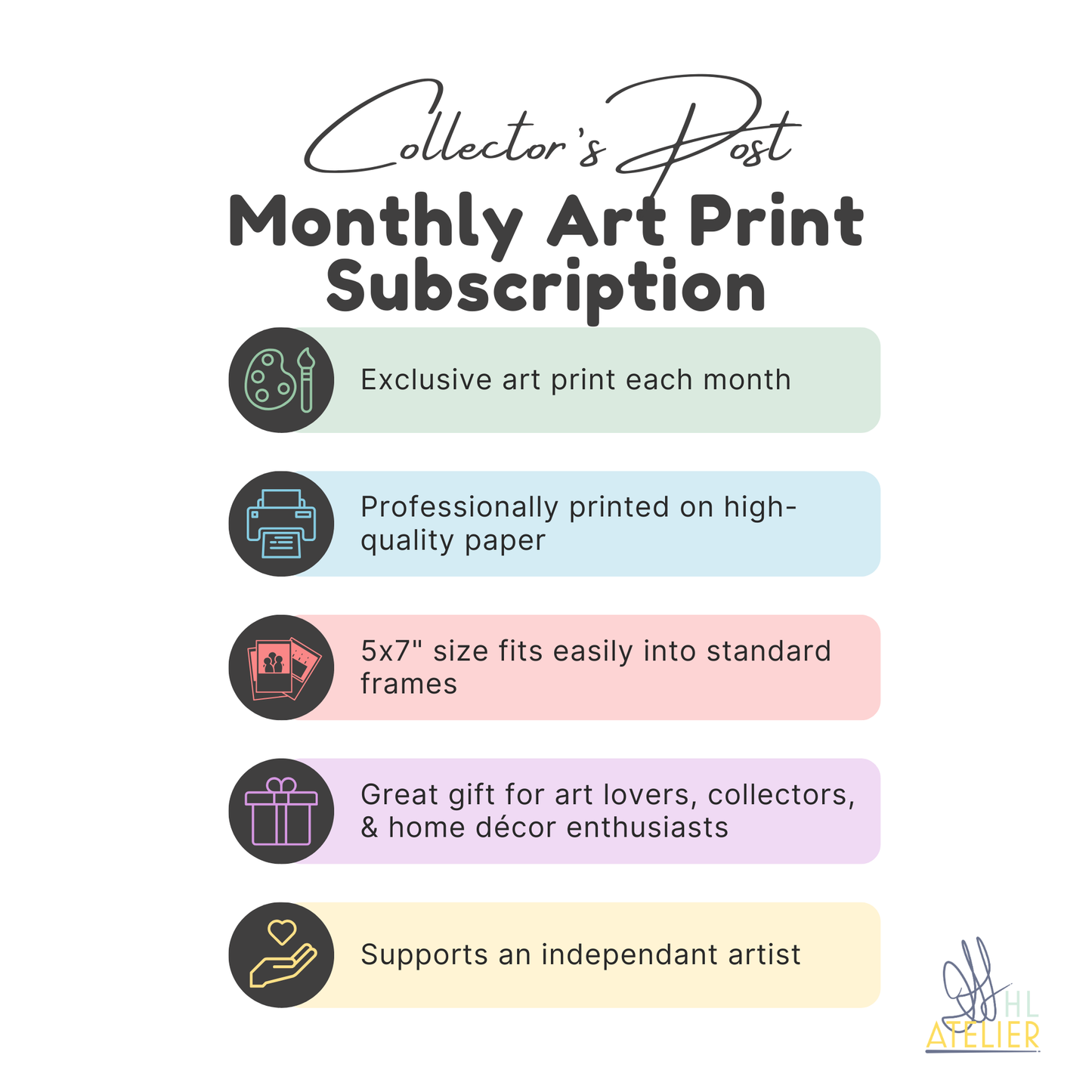 Collector’s Post Monthly Art Print Subscription
